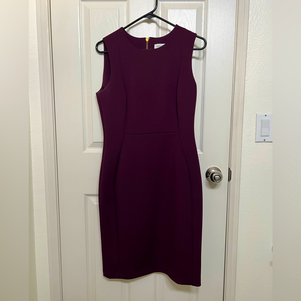 Calvin Klein Purple Dress